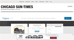 Desktop Screenshot of legacy.suntimes.com